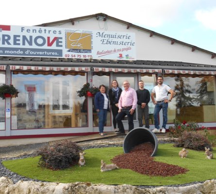 Équipe de la menuiserie Franck Barras à Saint Aignan (41)